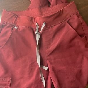 Maroon Figs Joggers